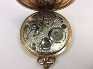 An Antique 9ct Gold Pocket Watch With A 15 Jewel Movement 7