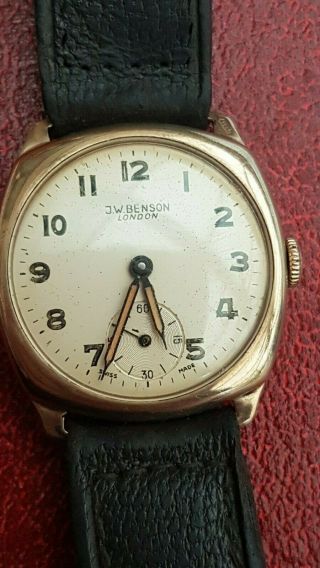 J.  W Benson Gold Watch Quality