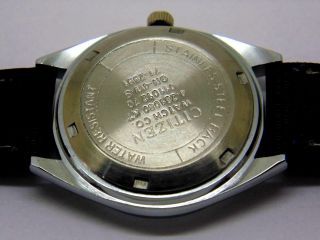 citizen automatic men steel blue dial 21 jewels day date vintage japan watch e 5