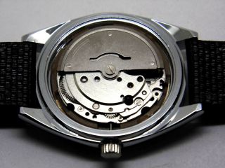 citizen automatic men steel blue dial 21 jewels day date vintage japan watch e 6