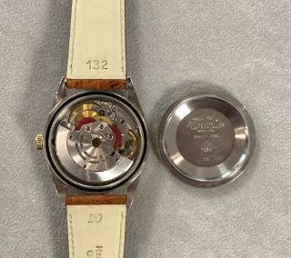 1975 Vintage ROLEX 1625 DateJust Turn - O - Graph Thunderbird 18K/SS Men ' s Watch 10