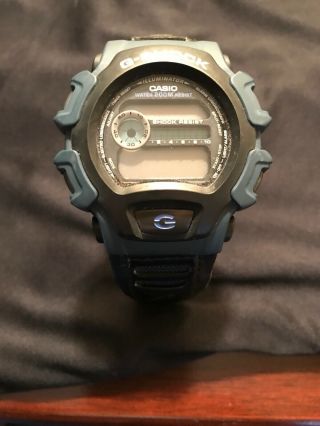 Casio G - Shock Wrist Watch For Men Color.  Blue And Black.  Needs A Battery