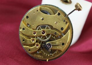 Antique ULYSSE NARDIN Pocket Watch 19 Lignes MOVEMENT & 45mm DIAL 6