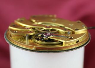 Antique ULYSSE NARDIN Pocket Watch 19 Lignes MOVEMENT & 45mm DIAL 8
