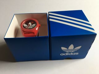 Adidas Originals Trefoil Adicolor Santiago Red Designer Street Unisex Watch