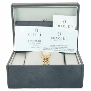Ladies Concord Veneto 18k Yellow Gold Diamond 51 - 25 - 665 MOP Quartz Watch 2