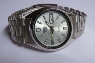 Vintage Made In Japan Seiko 5 Automatic 21 Jewels In No.  7s26 0480