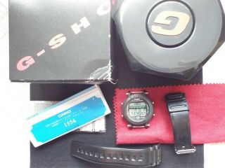 Vintage Casio G - Shock Titanium Watch Digital 1556 Mrg - 1 Gold Trim Diver Scuba