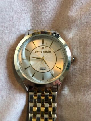 Pierre Cardin Mens Analogue Classic Quartz Watch With Stainless Steel Strap