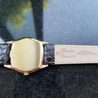 ROLEX Men ' s 18K Solid Gold Cellini 3806 Hand - Wind Dress Watch c.  1970 Swiss MS231 7