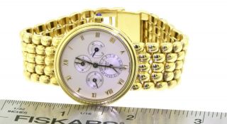 Chopard Linea D ' Oro 18K gold 32.  5mm automatic men ' s watch w/date & power reserve 5