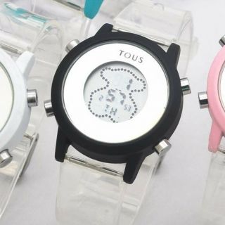Popular Cartoon Bear Watch LED Silicone Summer Ladies Children ' s Hot Jewelry 2