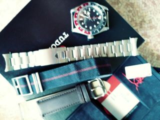 2018 Lnib Complete Tudor Black Bay Gmt Pepsi 79830rb 41mm Steel Bracelet Watch