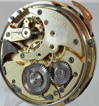 Antique Swiss Made Brevet Quarter Repeater Pocket Watch Movement Circa 1900 3