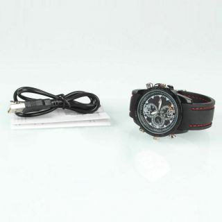 8GB Men ' s Waterproof Hidden Pinhole Spy Video Camera/Camcorder Sport Wrist Watch 5