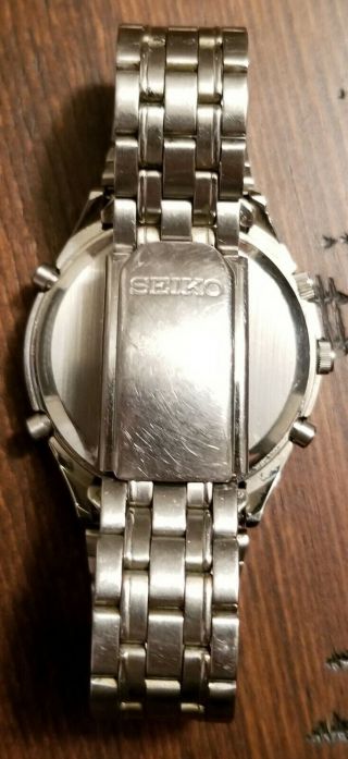 SEIKO Chronograph 7T32 - 7C69 Men ' s Watch 4