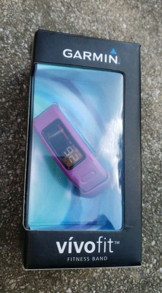 Garmin Vivofit Purple Wrist Watch - In The Box Men,  Women 010 - 01225 - 02