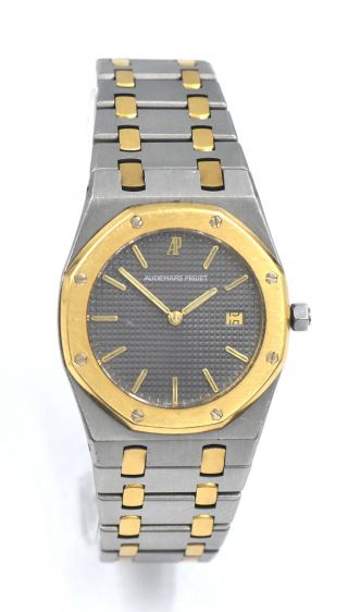 Audemars Piguet Royal Oak 14470 Wristwatch 18k Gold Stainless 3769 Papers C1991