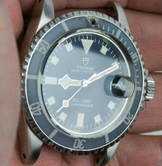 Vintage Tudor (by Rolex) Submariner Snowflake Wristwatch Ref.  7021/0 Blue Dial 4