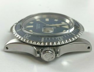 Vintage Tudor (by Rolex) Submariner Snowflake Wristwatch Ref.  7021/0 Blue Dial 5