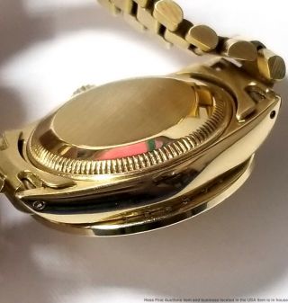6917 Ladies Rolex President Datejust 18k Gold Diamond Ladies Dress Watch 11