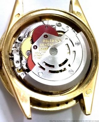 6917 Ladies Rolex President Datejust 18k Gold Diamond Ladies Dress Watch 6