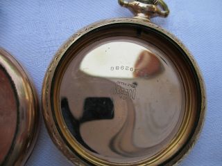 GROUP OF GOLD FILLED POCKET WATCH CASES FOR SCRAP 3