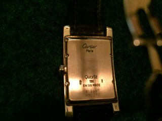 Cartier Tank Americaine 819907 Men ' s Medium Watch in 18K Yellow Gold 3