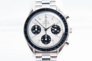 Auth Omega Speedmaster 3510.  21 White Panda Dial Marui Japan Limited Watch 3226