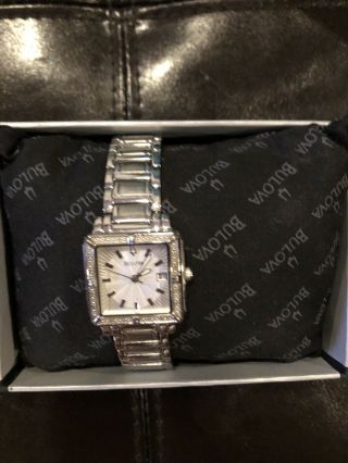 Bulova Women’s C637509 Diamond Dial Watch 2