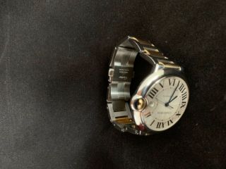 Cartier Ballon Bleu 3001 Stainless Steel & 18 Karat Yellow Gold Automatic Watch 4