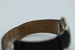 Mens skagen denmark chronograph day date calendar wrist watch 331xlsl1 steel 6