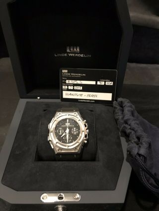 Linde Werdelin Spidospeed Stainless Steel Men’s Limited Edition Luxury Watch