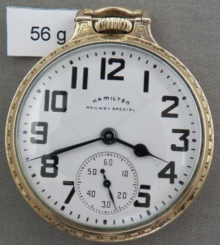 Vintage Hamilton 992b Railway Special,  21 Jewel Railroad Grade Pocket Watch