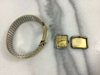 Lord Elgin 21 Jewel Self Winding Watch Movement 559 14k Gold Fill Repair Parts
