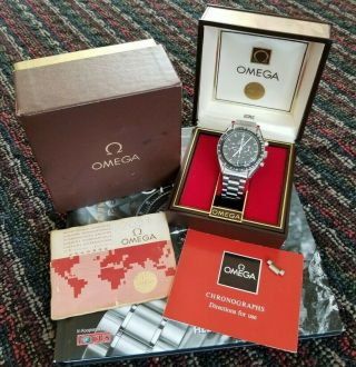 Omega Speedmaster Moonwatch 145.  022 - 78st Crs And Papers Circa 1980