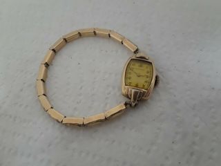 Vintage Wristwatch Longines 17 J Cal 5l 10 K Gold Filled Case