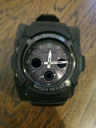 Casio G - Shock Watch Awg - M100a Analog - Digital Solar