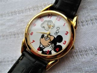 Mickey Mouse " Character Phase " Watch Made Exclusively For The Disney Store