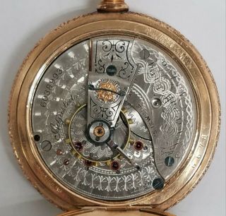 1895 Waltham Model 1883 Gold Filled Pocket Watch 18s 15 Jewels 3