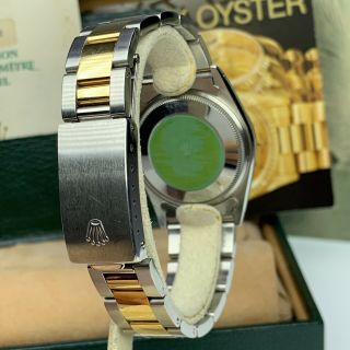 1991 Rolex Oyster Perpetual 34mm Steel & 18k Gold Unpolished Box & Papers 7
