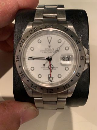 Rolex Explorer II 16570 White Dial Wrist Watch for Men 8