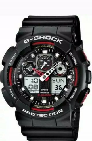 Casio G - Shock Black And Red Men 