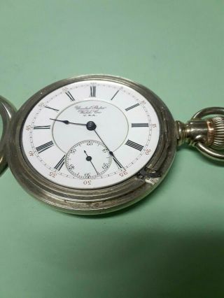 RARE ANTIQUE 1870s BIG US MADE POCKET WATCH UNITED STATES WATCH,  A, 5