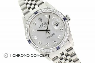 Rolex Mens Datejust Watch 18K White Gold and Steel Watch,  Rolex Band 2