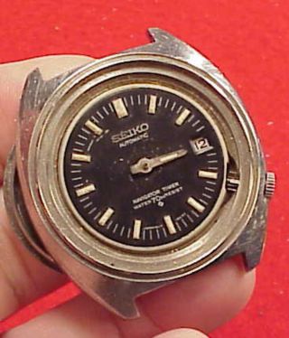 Vintage Seiko Automatic Navigator Timer 6117 - 6419 Stainless Partial Wristwatch