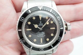 Vintage 1967 Tudor Rolex 7928 7928/0 Non Date Submariner
