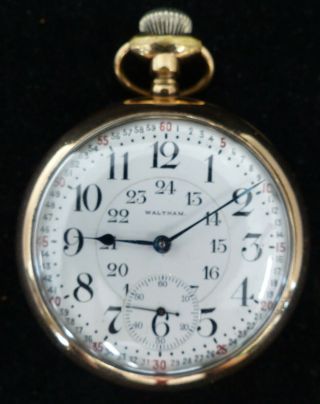Antique Waltham 21 Jewels Gold Filled Pocket Watch