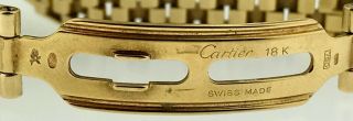 CARTIER PANTHERE 18K Solid Yellow Gold Ladies Watch 7