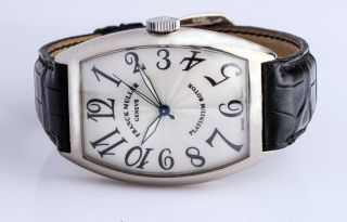 Franck Muller Casablanca Ref 6850 Sc 18k White Gold Wristwatch